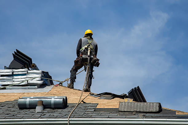 Professional Flat Roof Repair technician working in Groveland, FL